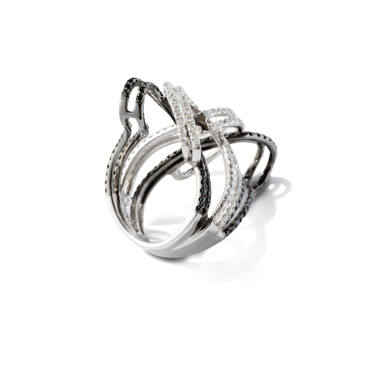 Winding Ring (Black & White)