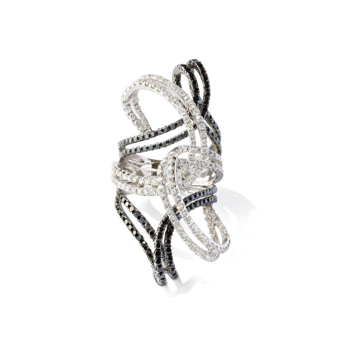 Winding Ring (Black & White)