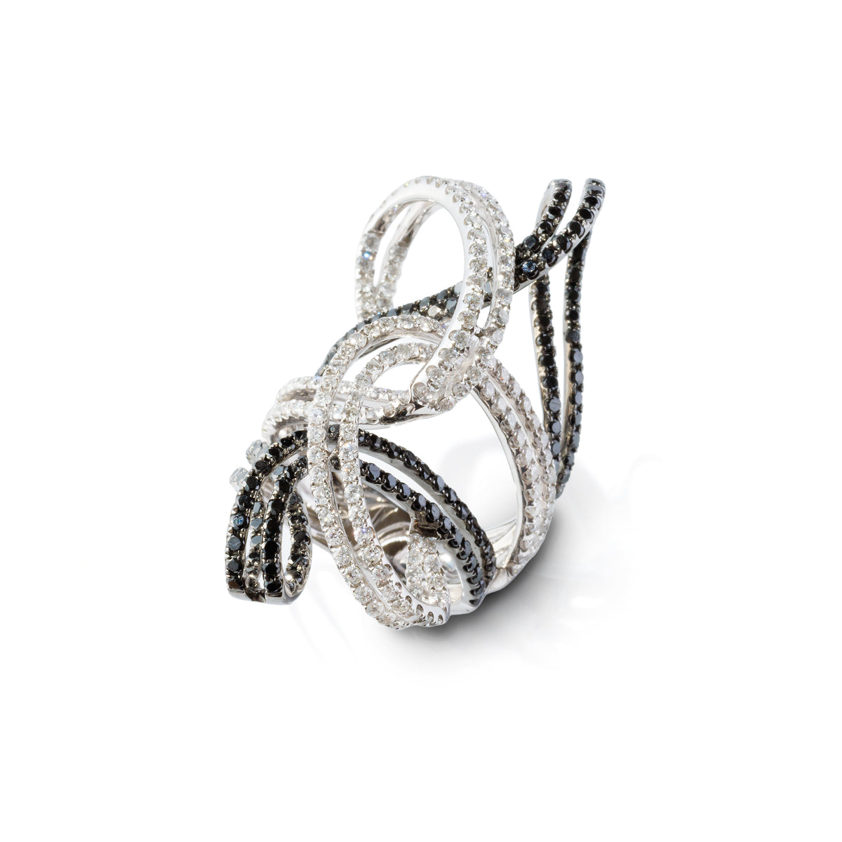 Winding Ring (Black & White)