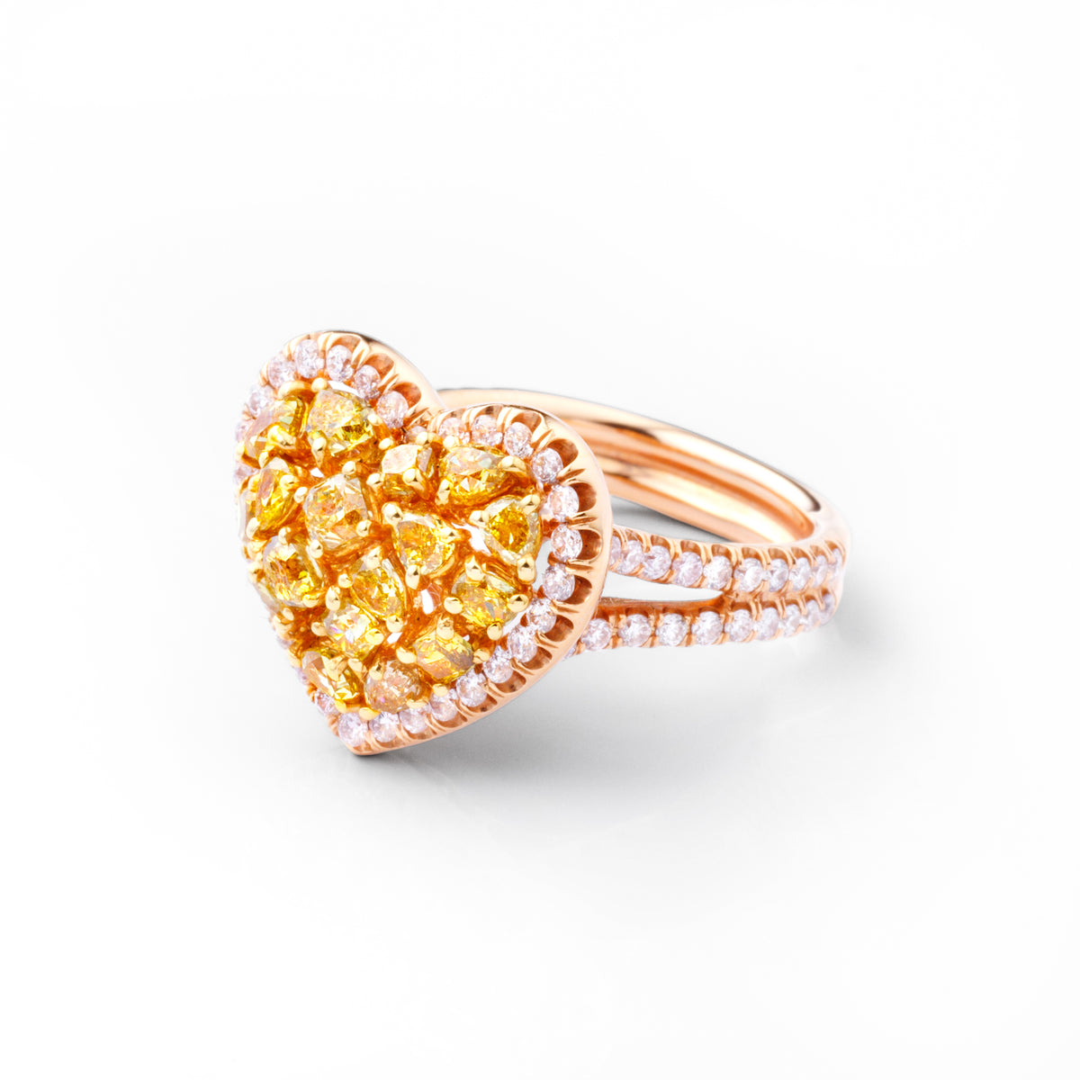 Yellow Heart Ring