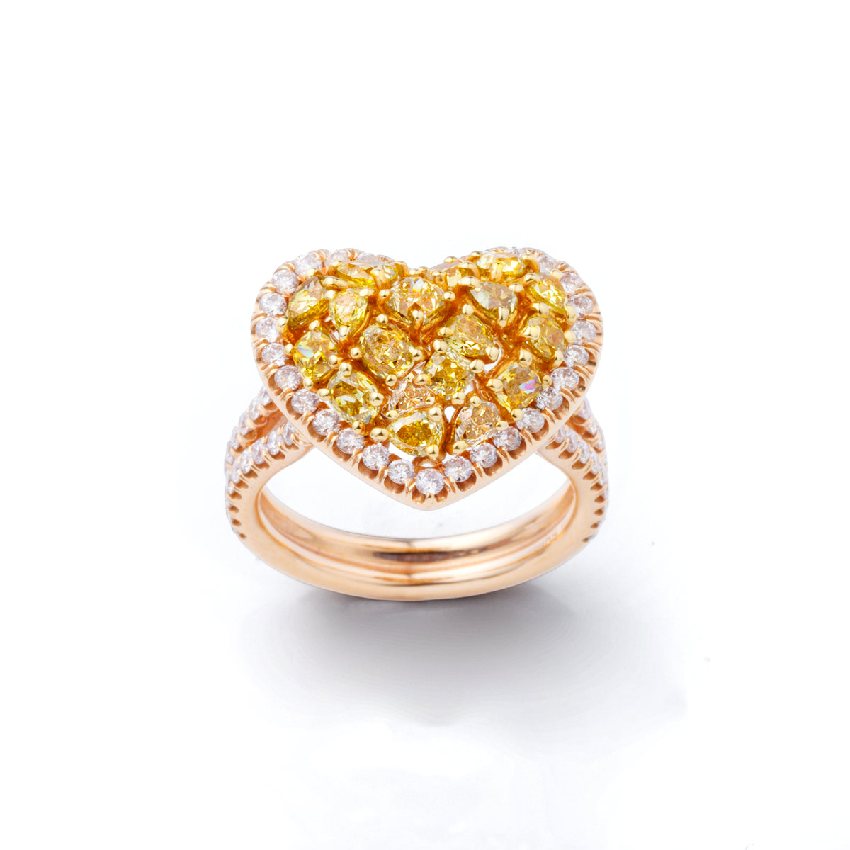Yellow Heart Ring
