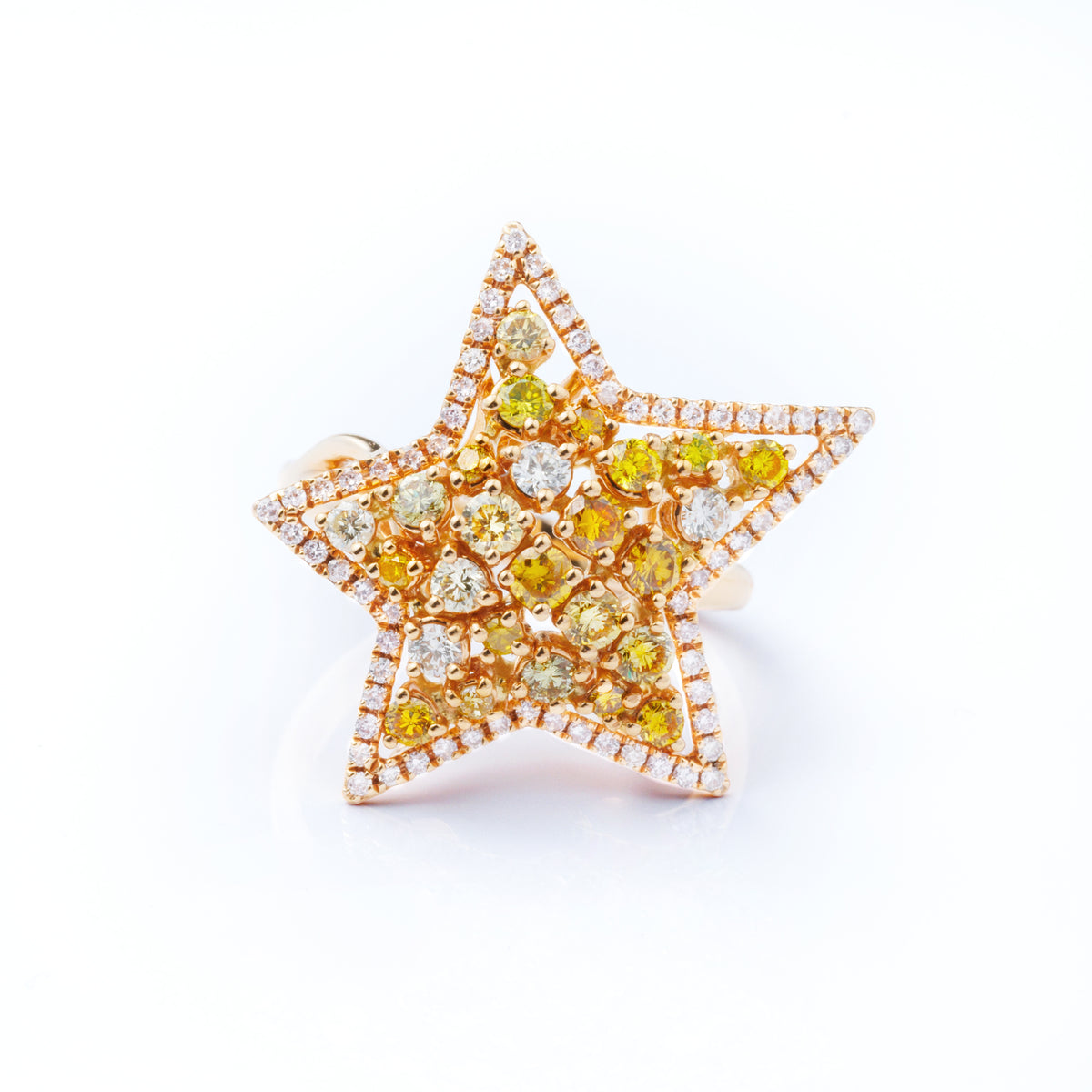 Yellow Star Ring(Medium)