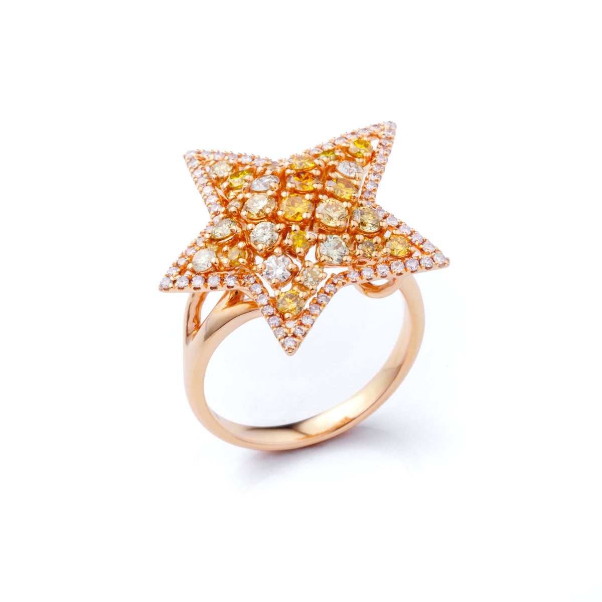 Yellow Star Ring(Medium)