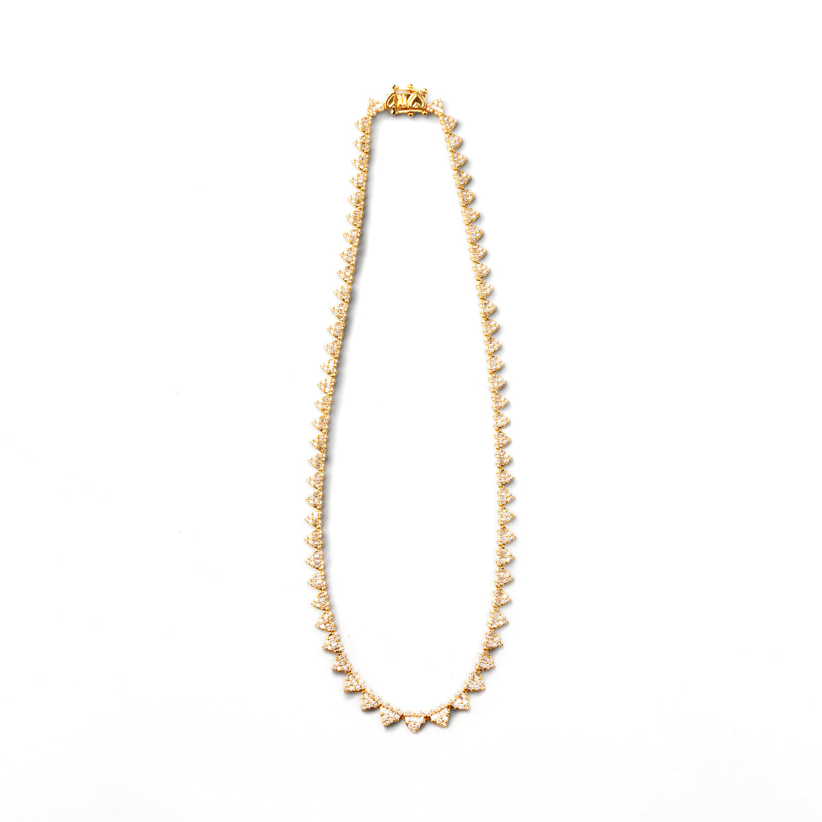 Crown Heart Diamond Necklace