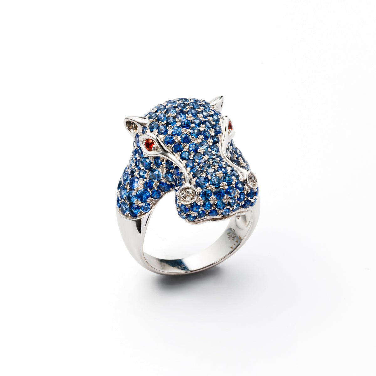 Hippo Ring (Blue)