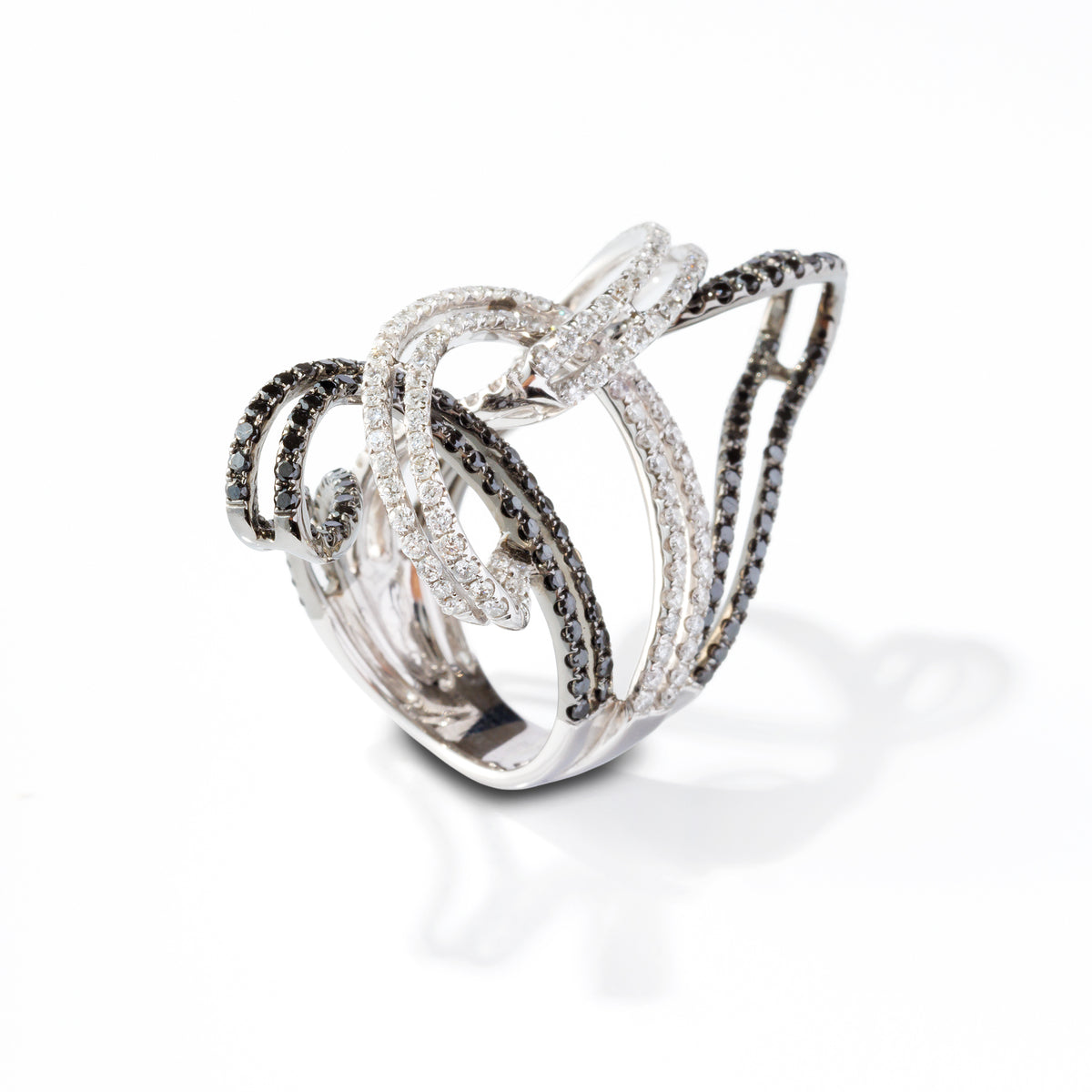 Winding Ring （Black ＆ White）