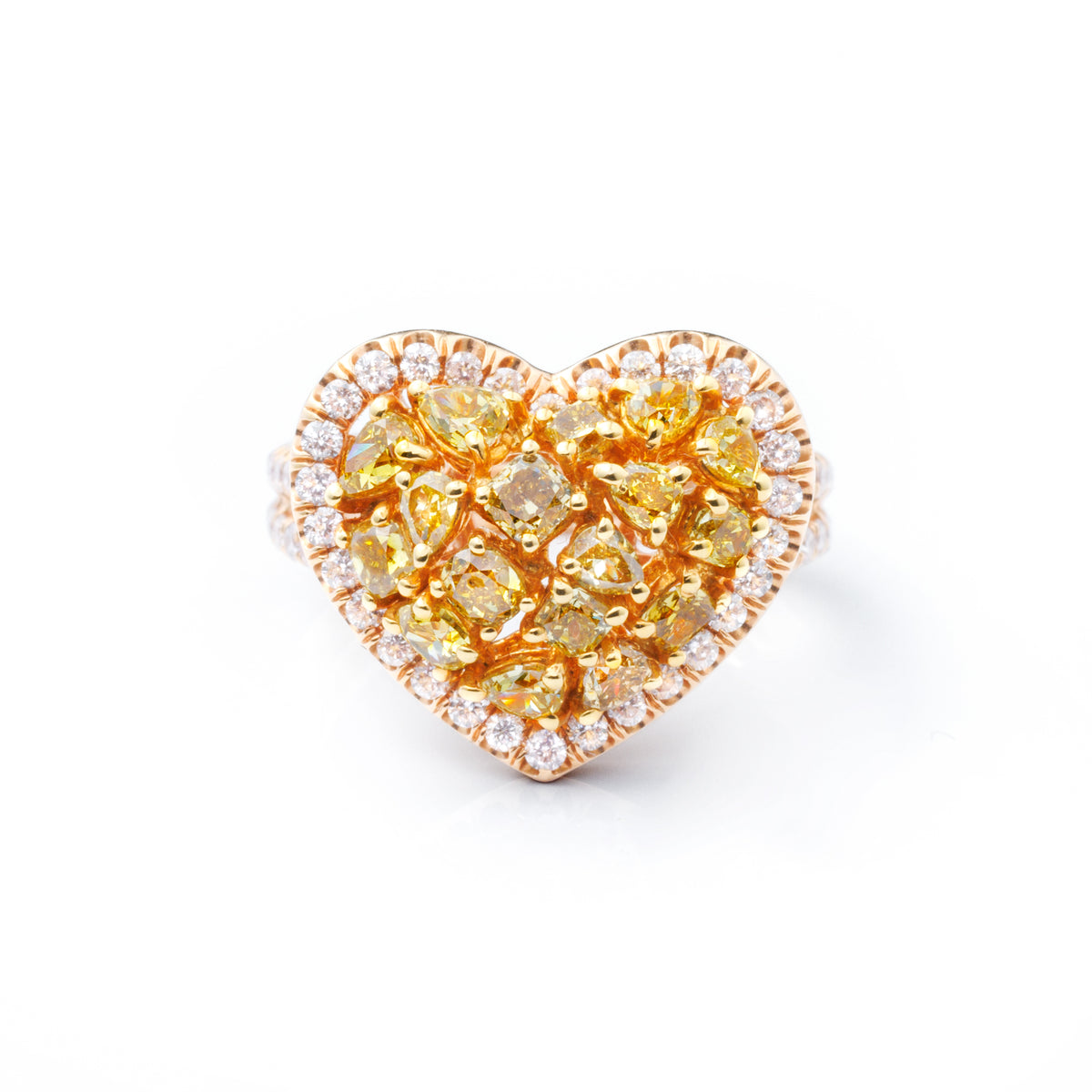 Yellow Heart Ring