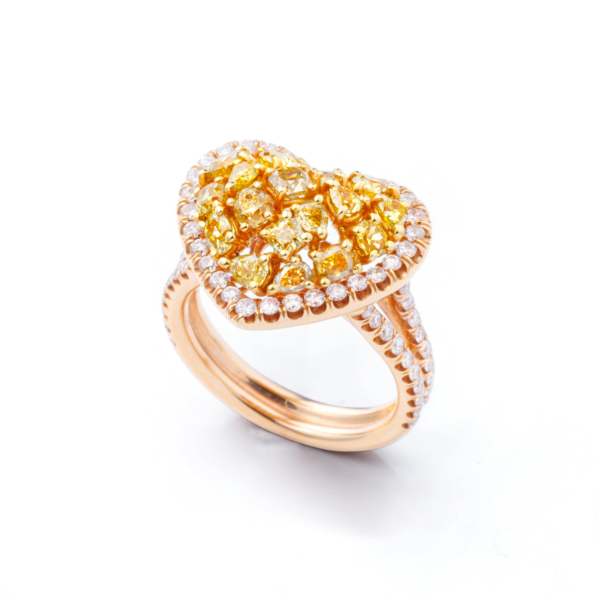 Yellow Heart Ring