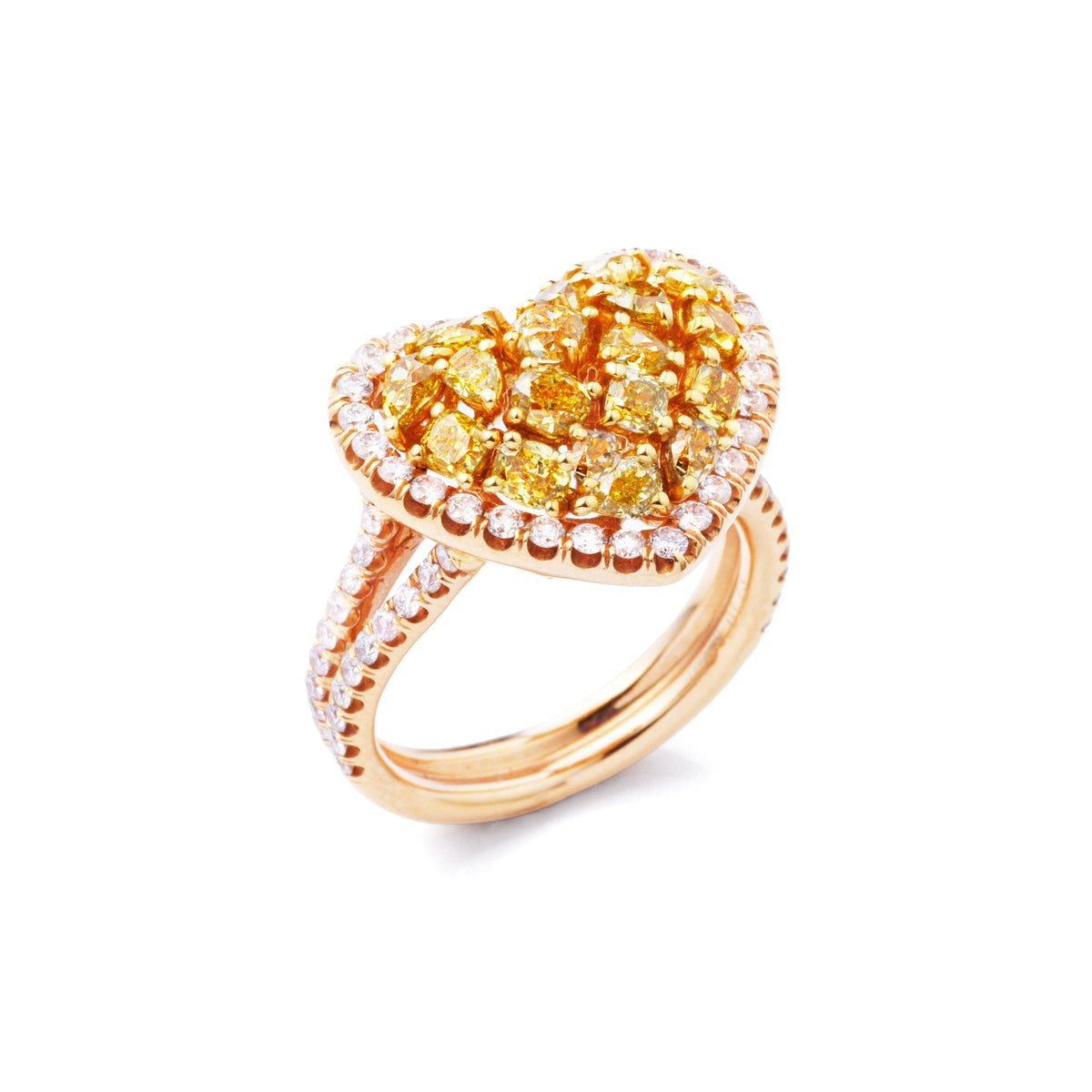 Yellow Heart Ring
