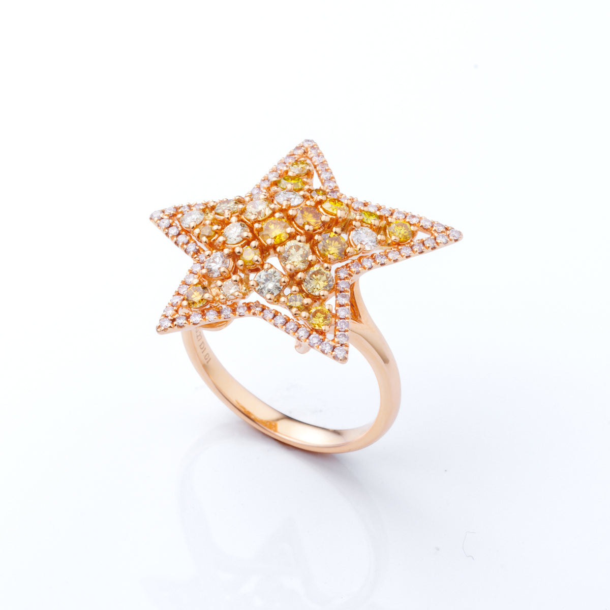 Yellow Star Ring(Medium)