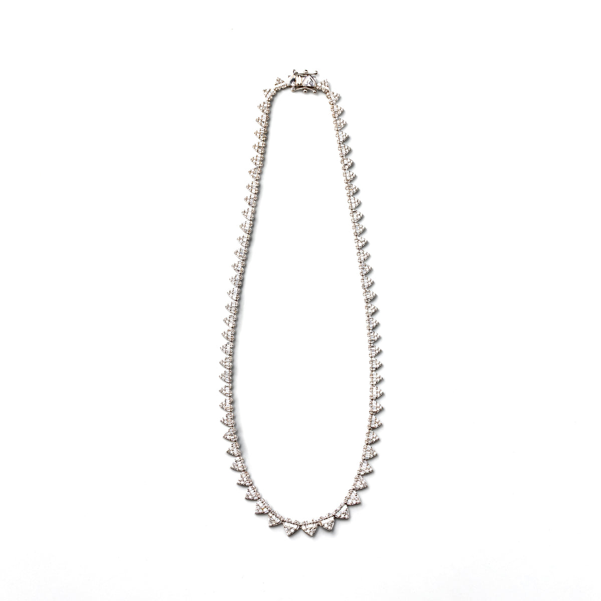 Crown Heart Diamond Necklace